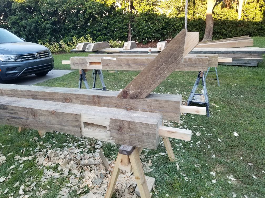 A Post With A Knee (Test Fitting)